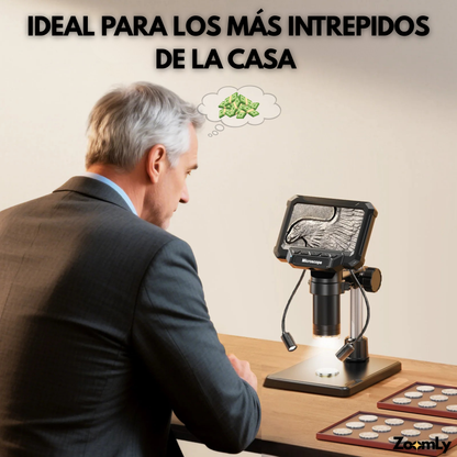 ZoomLy™ Microscopio Digital Sin Luces Laterales